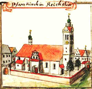 Pfarr Kirch in Reichstein - Koci parafialny, widok oglny